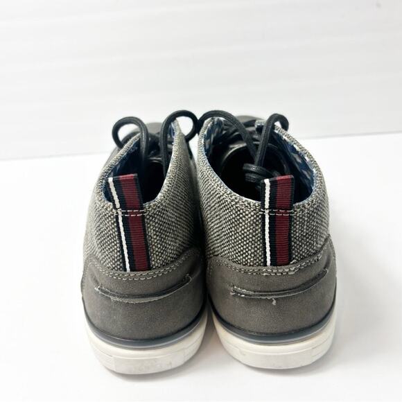 BEN SHERMAN MEN'S TWEED CHUKKA STYLE LACE UP SNEAKERS GRAY BLACK SIZE US 11 - Picture 3 of 8